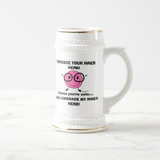 EMBRACE UW BINNER NERD Stein Bierpul (Rechts)