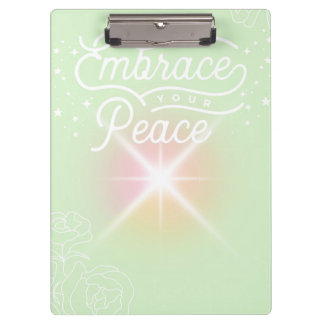 "Embrace you Peace" school/office clipboard  Klembord