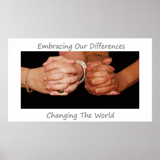 Embracer notre affiche DIfferences (Devant)
