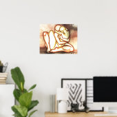 Embracer Poster Loisir Embracer Imprimer Figure De (Bureau à domicile)