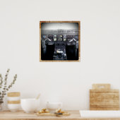 Embraer 145 stuurhut poster (Keuken)