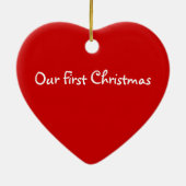 Embrassant des tamia ornement de "notre premier (Dos)