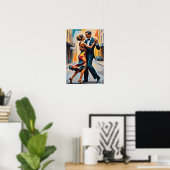 Embrasse éternelle : Tango intemporel | Poster (Bureau à domicile)