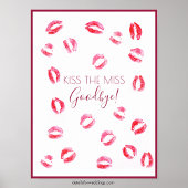 Embrasse la Miss Jeu | Affiche papier