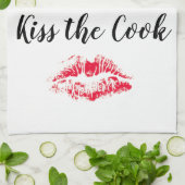 Embrasse la serviette de cuisine du cuisinier (Plié)