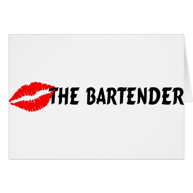 Embrasse Le Barman (Devant horizontal)