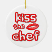 Embrasse Le Chef Noël Ornement (Dos)