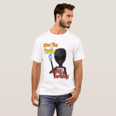 Embrasse Le Grill Cuisinier Le T-Shirt Terrifiant (Devant entier)