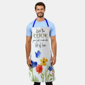 Embrasse le tablier Floral Cook (Porté)