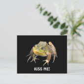 Embrasse-Moi ! Carte postale Grenouille verte (Debout devant)