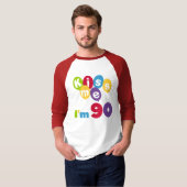 Embrasse-moi J'ai 90 T-shirts et cadeaux d'anniver (Devant entier)