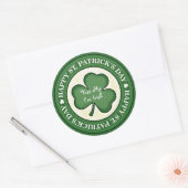 Embrasse-moi Je suis un Autocollant irlandais (Enveloppe)