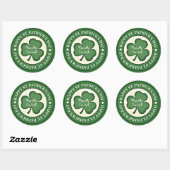 Embrasse-moi Je suis un Autocollant irlandais (Feuille)