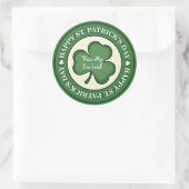 Embrasse-moi Je suis un Autocollant irlandais (Sac)