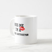 Embrasse-Moi Je Suis Un Instructeur De Fitness Mug (Devant gauche)