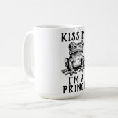 Embrasse-moi Je suis un Prince Coffee Mug (Devant gauche)