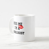 Embrasse-Moi Je Suis Un Sociologue Mug (Devant gauche)