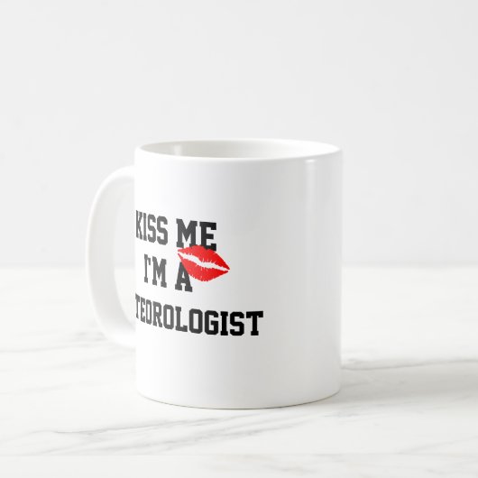 Embrasse-Moi, Météorologue Mug (Devant gauche)