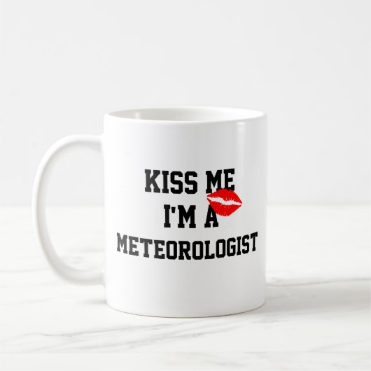 Embrasse-Moi, Météorologue Mug (Gauche)