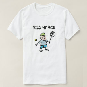 Embrasse mon as drôle de t-shirt de dessin animé