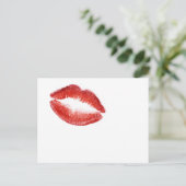 Embrasser la carte postale (Debout devant)