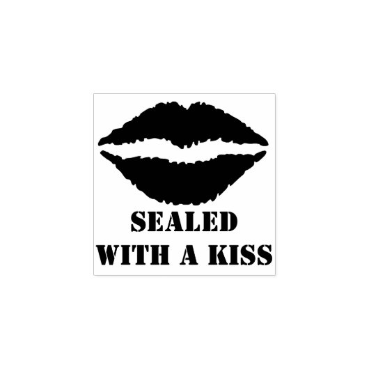 Embrasser le tampon en caoutchouc (Impression)