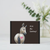 Embrasser mes cartes postales Donkey (Debout devant)