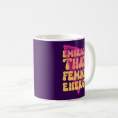 Embrassez Cette Mug Énergétique Classique Femme (Devant droit)