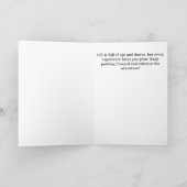 Embrassez la carte de voyage (Intérieur)