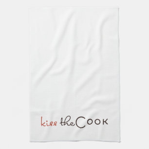 Embrassez la serviette de cuisine de serviette de