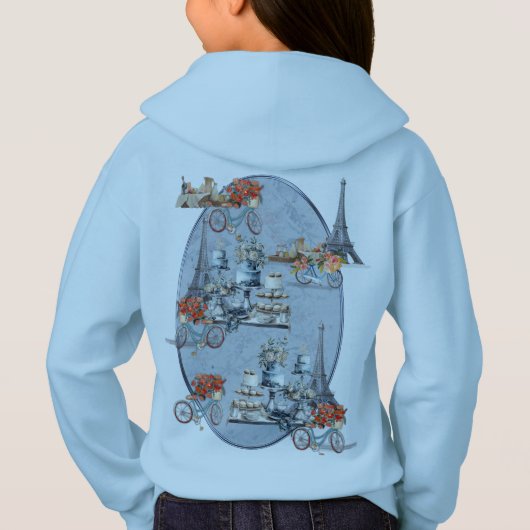 Embrassez le pays français en bleu pâle raffiné (Dos)