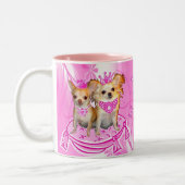 Embrassez ma princesse Chihuahua Mug de diadème (Gauche)