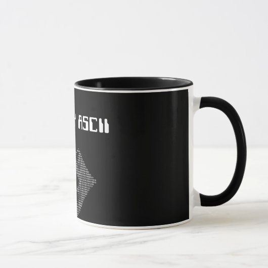 EMBRASSEZ MA tasse d'ASCII (Droite)