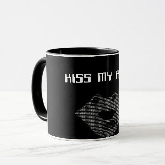 EMBRASSEZ MA tasse d'ASCII (Devant gauche)