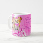 Embrassez mes princesses Mug de chiwawa du diadème (Devant gauche)