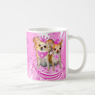Embrassez mes princesses Mug de chiwawa du diadème