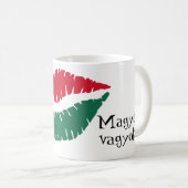 Embrassez-moi ! Je suis hongrois ! Tasse (Devant droit)