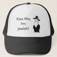Embrassez-moi, je suis juif ! casquette drôle