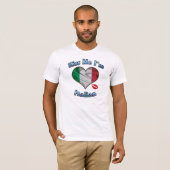 Embrassez-moi que je suis T-shirt italien de (Devant entier)