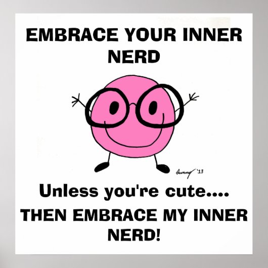 EMBRASSEZ VOTRE affiche NERD INNER (Devant)