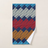 Embroderie de dentelle de Motif Boho ethnique sur (Serviette à main)