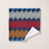 Embroderie de dentelle de Motif Boho ethnique sur (Gant de toilette)