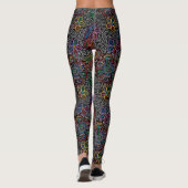 Embroderie mexicaine Image Mode Pop Leggings (Dos)