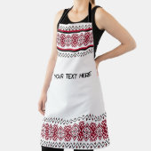 Embroderie ukrainienne personnalisable tablier (Insitu)