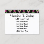 Embroederij - Mode - Seamstress Visitekaartje (Achterkant)