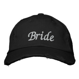 Embroider Cadeaux Casquette de mariée Casquettes