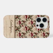 Embroidered 3D Santa Phone Case | Personalized (Verso Horizontal)