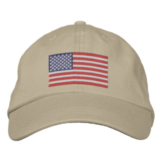 Embroidered American Flag Cap Geborduurde Pet