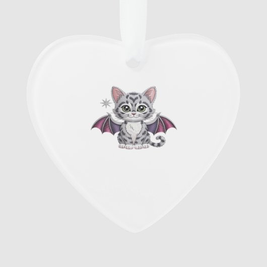 embroidered cat bat Classic T-Shirt (devant)