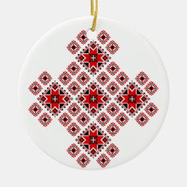 Embroidered Christmas Ornament 1
